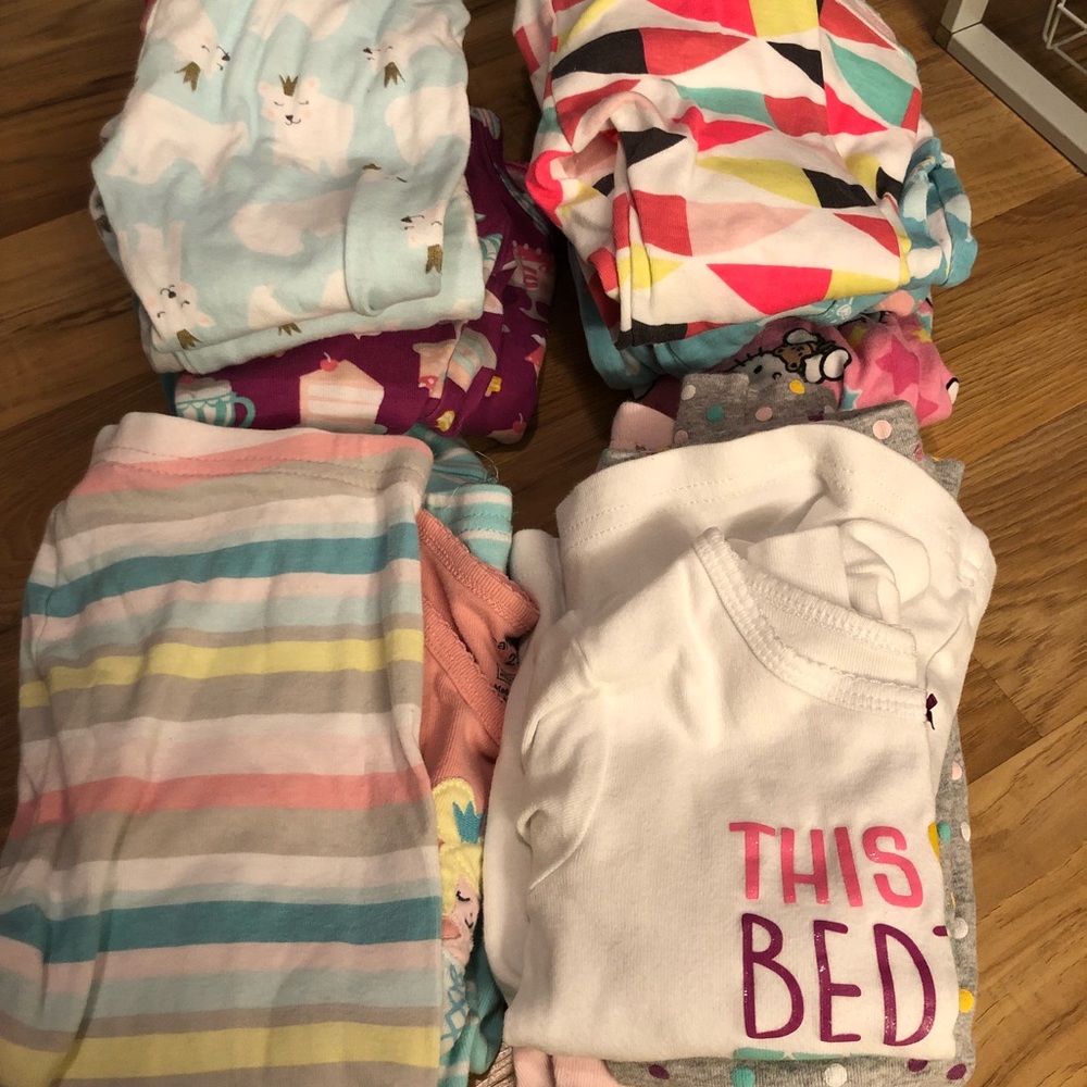 2t girl pj sets